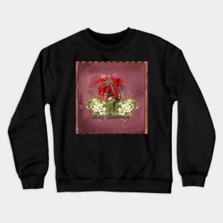 Cute christmas bird wish you a merry christmas Crewneck Sweatshirt